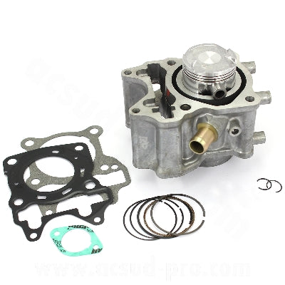 CYLINDRE PISTON RB MAX FONTE ADAPT. HONDA FORZA 125CC 2015-2019 Ø52.4MM AXE Ø14MM (OEM : 12100-KZR-600)