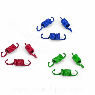 RESSORTS EMBRAYAGE SCOOTER CARENZI +15% 30% 50% ADAPT. YAMAHA BOOSTER / NITRO / PEUGEOT TREKKER / SPEEDFIGHT / PIAGGIO (JEU DE 3)