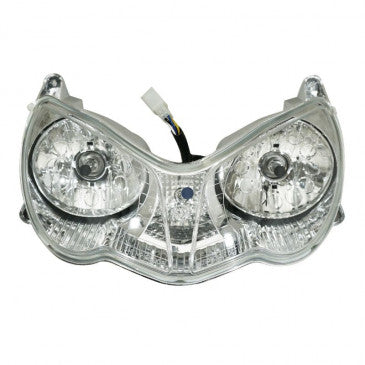 OPTIQUE/PHARE/PROJECTEUR ORIGINE PIAGGIO 125-200-250-300 SPORT CITY APRILIA, DERBI RAMBLA