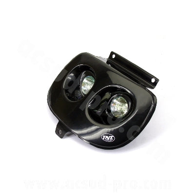 DOUBLE OPTIQUE TNT HALOGENE ADAPT. MBK 50 BOOSTER 1999-2003 / YAMAHA 50 BWS 1999-2003 NOIR