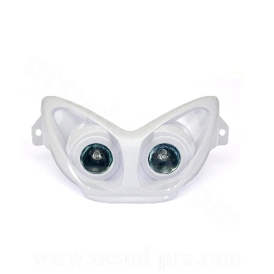 DOUBLE OPTIQUE TNT HALOGENE FUTURA ADAPT. MBK NITRO / YAMAHA AEROX BLANC