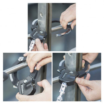 ANTIVOL VELO / TROTTINETTE A MENOTTE MASTERLOCK STREET CUFF L36cm - LIVRE AVEC 4 CLES - NIVEAU SECURITE 9