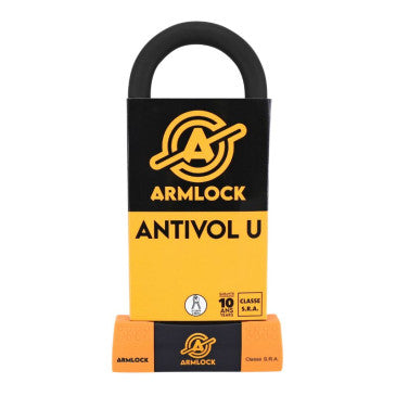 ANTIVOL U ARMLOCK CK3 NOIR/ORANGE 85 x 250 mm (DIAM 18 mm) (CLASSE SRA)