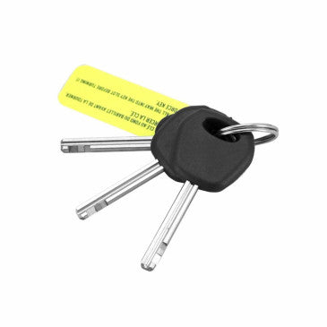 ANTIVOL U / BLOQUE DISQUE ARMLOCK CK5 NOIR/ORANGE MINI 52 x 65 mm DIAM 16mm AVEC CORDON DE RAPPEL ORANGE (CLASSE SRA) (3 CLES)