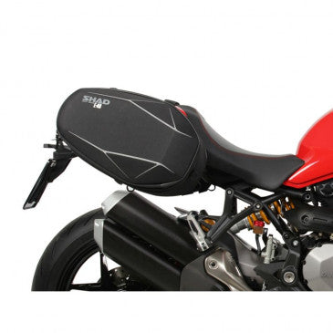 FIXATION SIDE BAG HOLDER SHAD POUR DUCATI 797 MONSTER 2016>2021, 1200 MONSTER 2016>2021