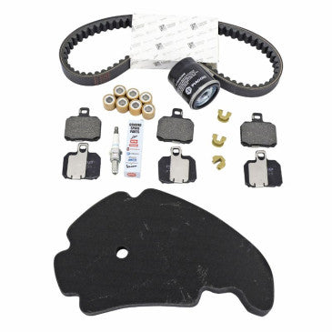 KIT ENTRETIEN MAXISCOOTER ORIGINE PIAGGIO 125 X9 1998-2005 (AVEC 3 JEU DE PLAQUETTES)