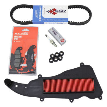 KIT ENTRETIEN SCOOT ADAPTABLE PIAGGIO 50 LIBERTY I GET 3V 2021> (PACK 5 PIECES)