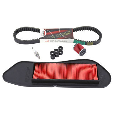 KIT ENTRETIEN MAXISCOOTER ADAPTABLE YAMAHA 125 XMAX 2006>2020 (PACK 5 PIECES)