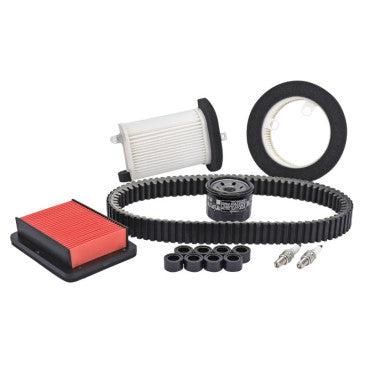 KIT ENTRETIEN MAXISCOOTER ADAPTABLE YAMAHA 530 TMAX 2012>2016 (PACK 8 PIECES)