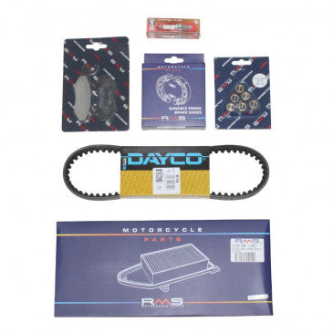 KIT ENTRETIEN SCOOT ADAPTABLE KYMCO 50 AGILITY 4T 10 POUCES 2006>