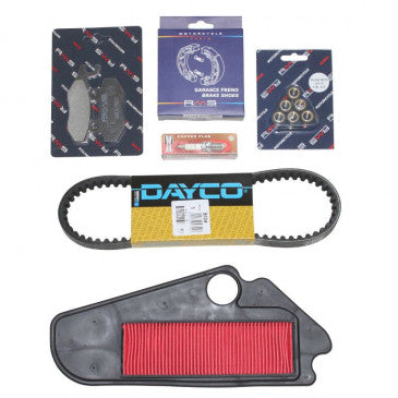 KIT ENTRETIEN SCOOT ADAPTABLE KYMCO 50 AGILITY 4T 12 POUCES 2006>