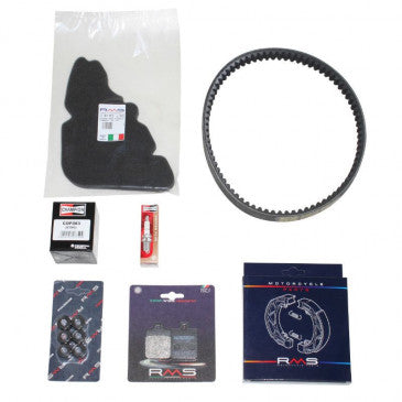KIT ENTRETIEN MAXISCOOTER ADAPTABLE PIAGGIO 125 LIBERTY 4T LA POSTE 2005>2011