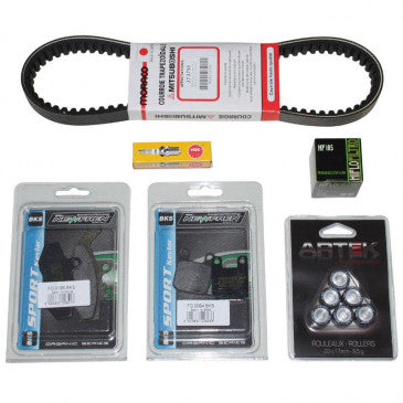 KIT ENTRETIEN MAXISCOOTER ADAPTABLE PEUGEOT 125 SATELIS 2006>