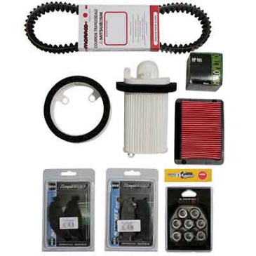 KIT ENTRETIEN MAXISCOOTER ADAPTABLE YAMAHA 500 TMAX 2008>2011 (PACK 11 PIECES)
