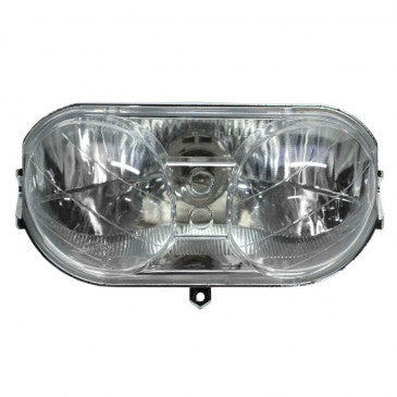 OPTIQUE SCOOT ADAPTABLE MBK 50 STUNT 2004>/YAMAHA 50 SLIDER 2004> (HOMOLOGUE CE) (LIVREE AVEC DOUILLE ET AMPOULE BA20D)