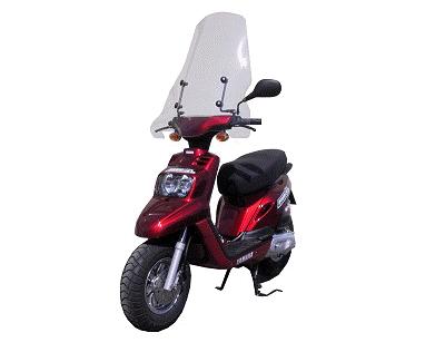 Parebrise taille haute pour MBK Booster et YAMAHA Bws