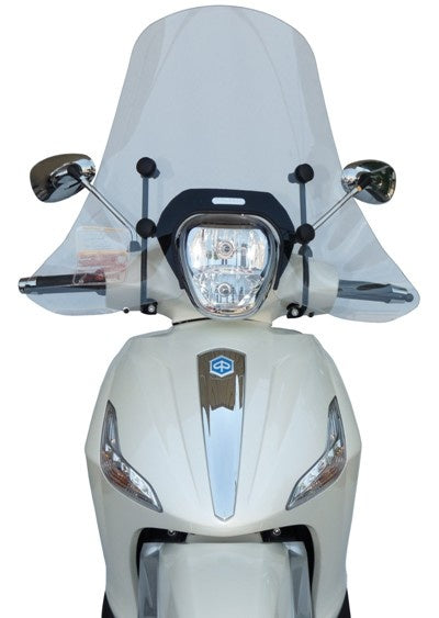 Parebrise pour Piaggio Beverly haut sans bord