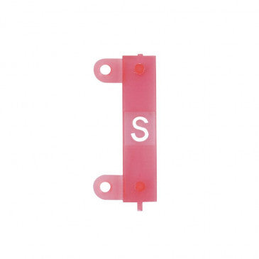 POCHOIR GRAVAGE TGV ALPHA EN LIGNE LETTRE S (SACHET DE 20)