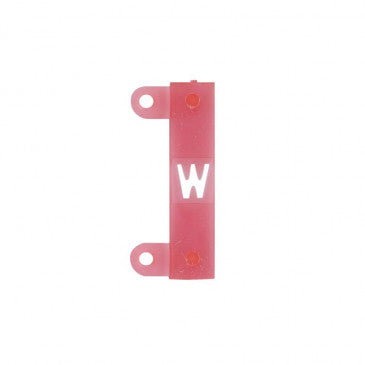 POCHOIR GRAVAGE TGV ALPHA EN LIGNE LETTRE W (SACHET DE 20)