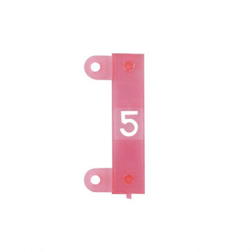 POCHOIR GRAVAGE TGV NUMERIQUE EN LIGNE CHIFFRE 5 (SACHET DE 20)