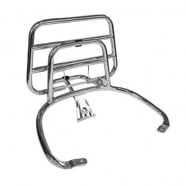 PORTE BAGAGE ARRIERE ORIGINE PIAGGIO 50-125 VESPA PRIMAVERA, SPRINT CHROME