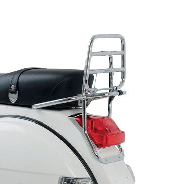 PORTE BAGAGE ARRIERE (4KG MAXI) CHROME ORIGINE PIAGGIO 125 VESPA PX 2007>
