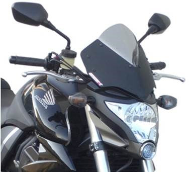 Saut de vent touring pour Honda CB1000R Bi satiné bulle transparente