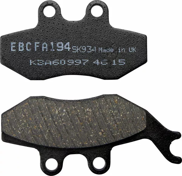 Plaquettes de frein avant Organique EBC Racing PEUGEOT CITYSTAR 2011-2019