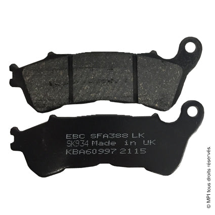 Plaquettes de frein avant Organique EBC Racing HONDA SH 125 2009-2016