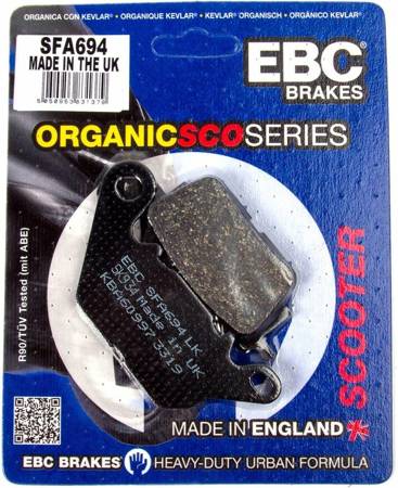 Plaquettes de frein avant Organique EBC Racing YAMAHA NMAX 2015-2024