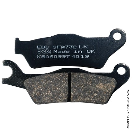 Plaquettes de frein avant Organique EBC Racing PIAGGIO TYPHOON 50 2016-2024