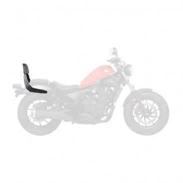 SISSYBAR/DOSSERET DE SELLE SHAD POUR HONDA 500 CMX REBEL 2017>2023 (LIVRE AVEC FIXATION)