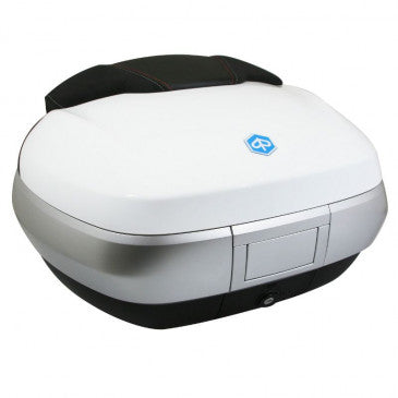 TOP-CASE 50L AVEC SUPPORT ORIGINE PIAGGIO 300-500 MP3 2014>2017 BLANC 533