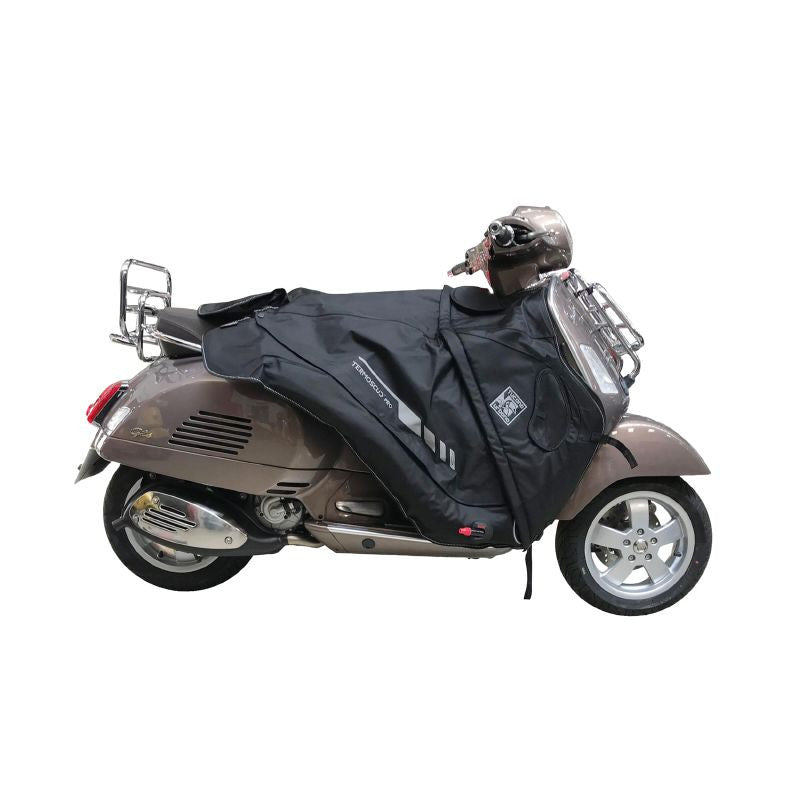 TABLIER TUCANO PIAGGIO 125 VESPA GT, 125-250-300 VESPA GTS (R154PRO-X) (TERMOSCUD PRO 4 SEASON) (SYSTEME ANTI-FLOTTEMENT SGAS)