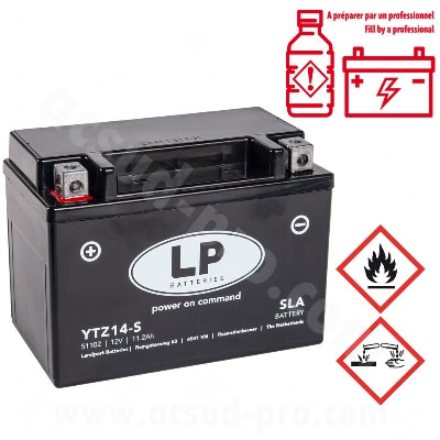 BATTERIE LANDPORT LTX20L-BS 12V SANS ENTRETIEN SLA (YTX20L-BS)