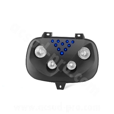DOUBLE OPTIQUE TNT 4 LAMPES HALOGENE + LEDS ADAPT. MBK 50 BOOSTER 1999-2003 / YAMAHA 50 BWS 1999-2003 NOIR
