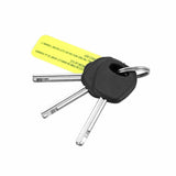 ANTIVOL U / BLOQUE DISQUE ARMLOCK CK5 NOIR/ORANGE MINI 52 x 65 mm DIAM 16mm AVEC CORDON DE RAPPEL ORANGE (CLASSE SRA) (3 CLES)