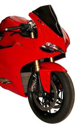 Bulle pour Ducati 1199 Panigale Double Courbure Bleue