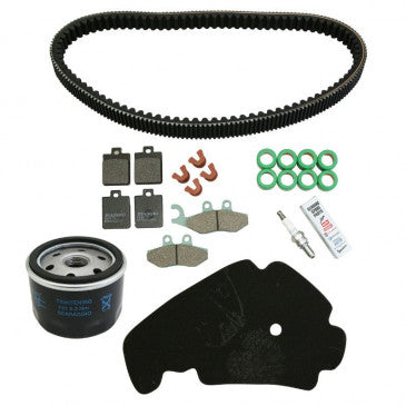 KIT ENTRETIEN MAXISCOOTER ORIGINE PIAGGIO 400 MP3 LT 2007>2011 (AVEC PLAQUETTES DE FREIN)