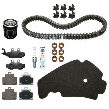 KIT ENTRETIEN MAXISCOOTER ORIGINE PIAGGIO 300 MP3 ABS 2014>, 300 YOURBAN 2011>2018 (AVEC PLAQUETTES DE FREIN)