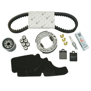 KIT ENTRETIEN MAXISCOOTER ORIGINE PIAGGIO 125 VESPA LX 4T 2006>2011 (AVEC GUIDES VARIATEUR)