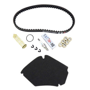 KIT ENTRETIEN SCOOT ORIGINE PIAGGIO 50 ZIP 4T 2018> (AVEC GUIDES VARIATEUR)