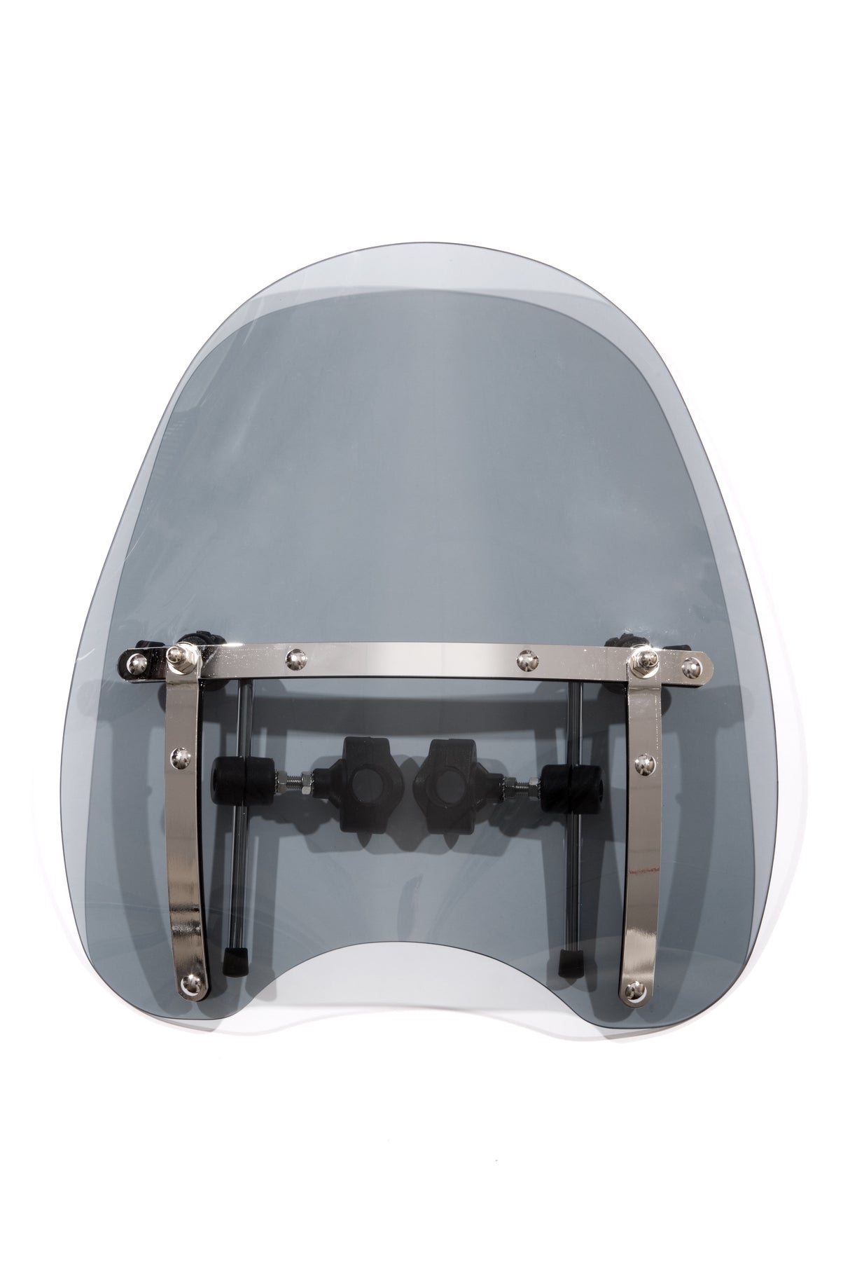 Parebrise Moto Custom Transparent Universel Hauteur 410mm Largeur 430mm