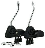 Parebrise Transparent Réglable L 430 / 450 mm + Kit Fixation Pour Montage Rétroviseur