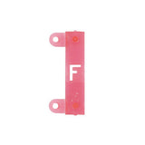 POCHOIR GRAVAGE TGV ALPHA EN LIGNE LETTRE F (SACHET DE 20)