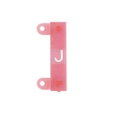 POCHOIR GRAVAGE TGV ALPHA EN LIGNE LETTRE J (SACHET DE 20)