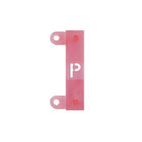 POCHOIR GRAVAGE TGV ALPHA EN LIGNE LETTRE P (SACHET DE 20)