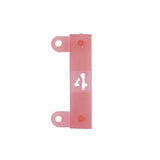 POCHOIR GRAVAGE TGV NUMERIQUE EN LIGNE CHIFFRE 4 (SACHET DE 20)