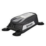 SACOCHE DE RESERVOIR MOTO SHAD SL12 NOIR 4L (FIXATION INCLUE)