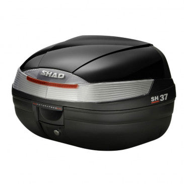 TOP CASE SHAD SH37 NOIR 37L AVEC PLATINE (CONTENANCE 2 CASQUES JET OU 1 CASQUE INTEGRAL + ACCESSOIRES) (L49xH31xP40cm)